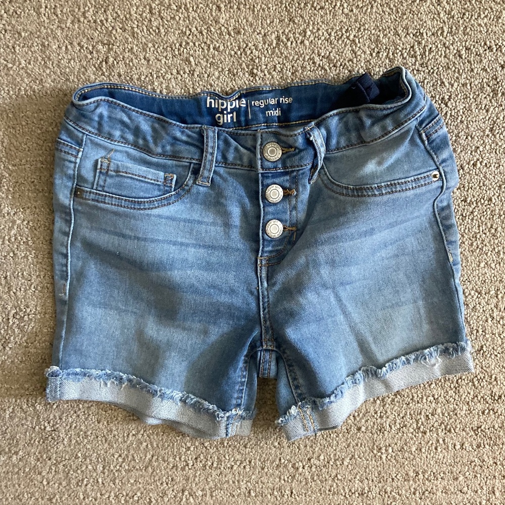 Jeans shorts girls size 12